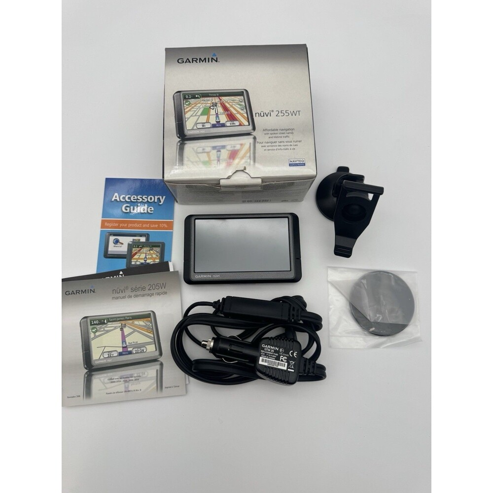 Garmin NUVI 255W GPS Navigation System Bundle